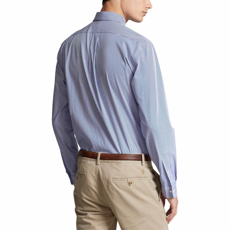 Polo Ralph Lauren Custom Fit Striped Stretch Poplin Shirt image number 1